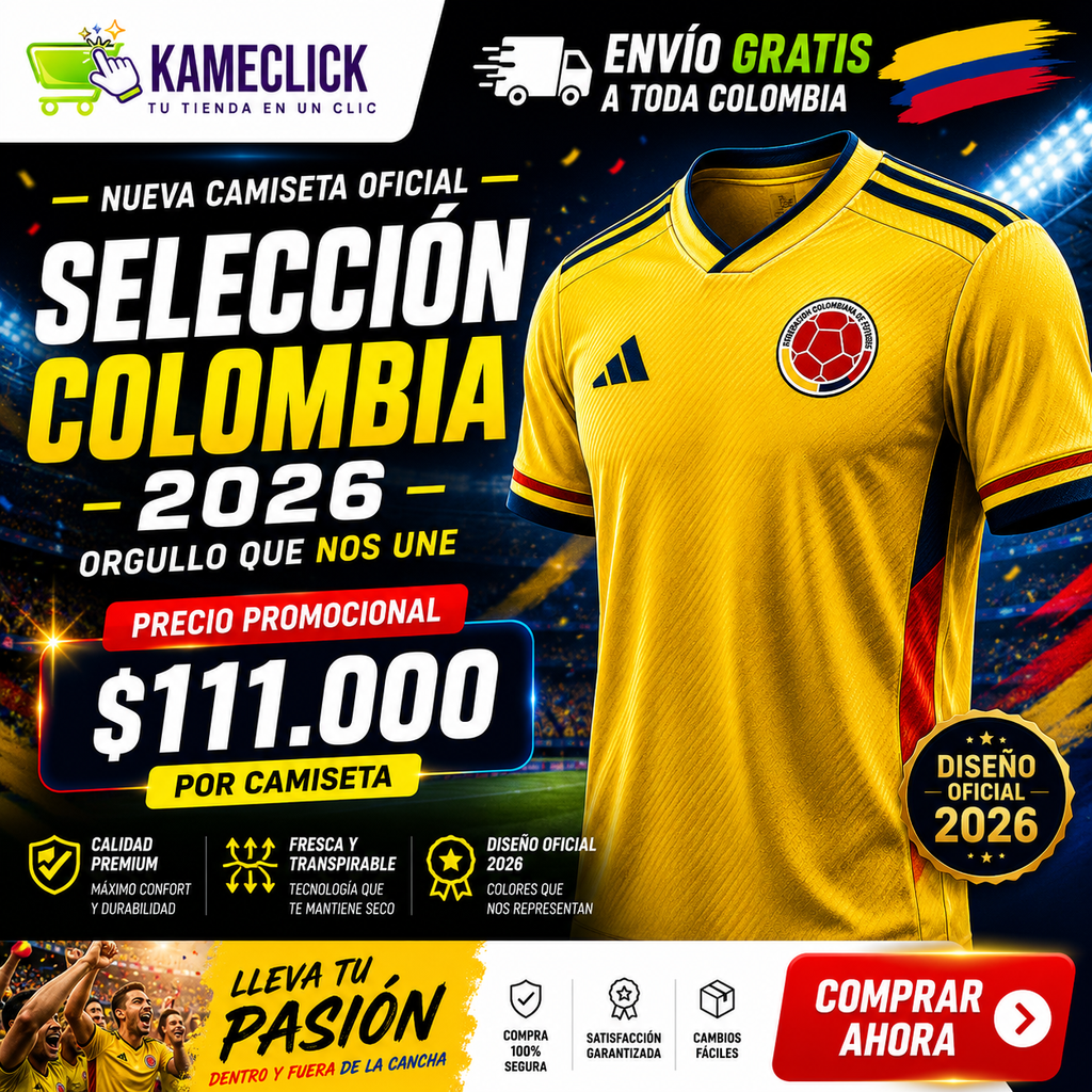 Camiseta Selección Colombia 2026