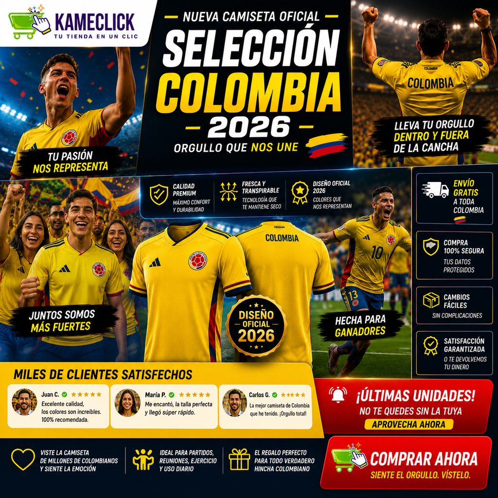 Camiseta Selección Colombia 2026