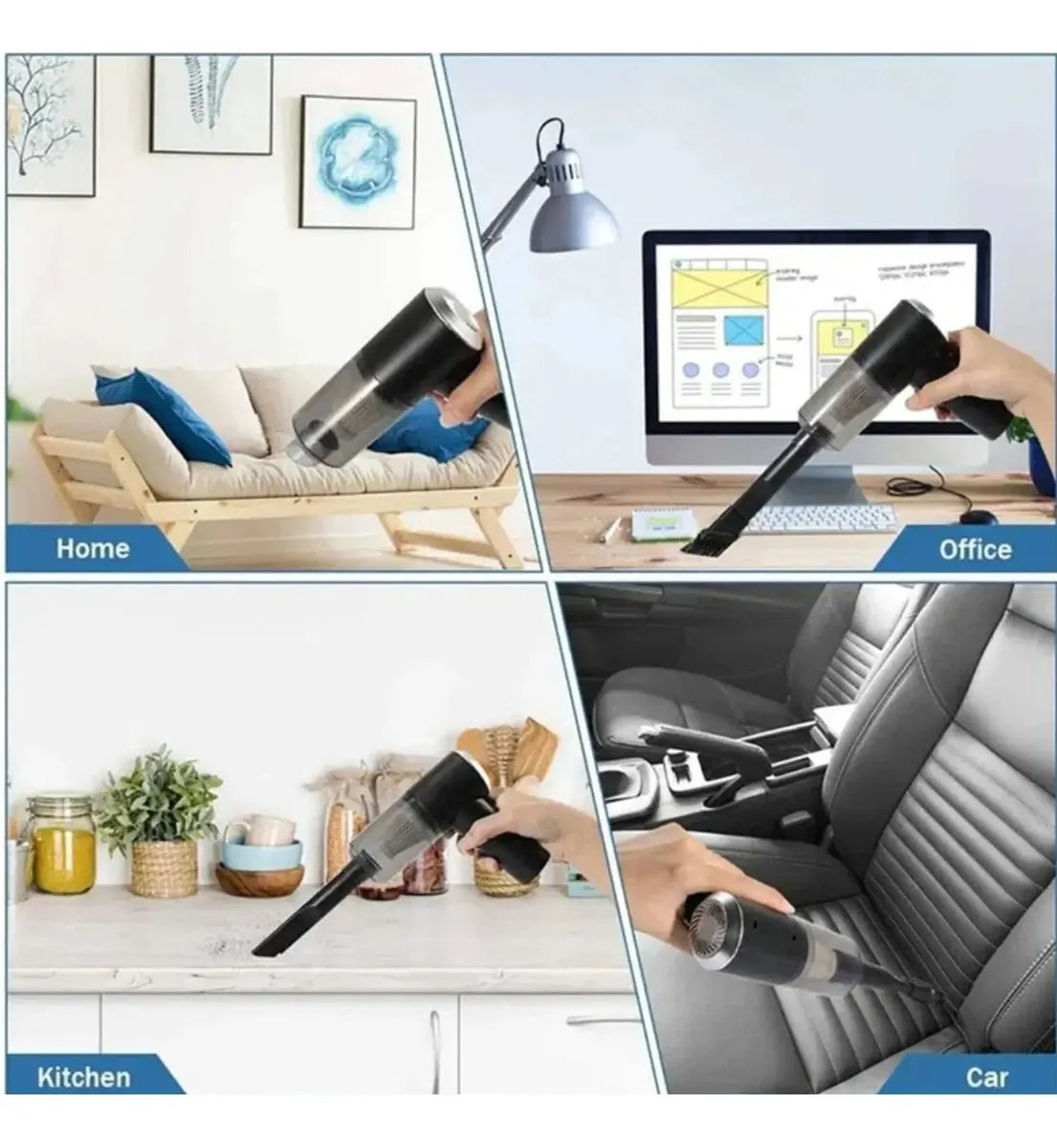 Mini Aspiradora De Mano Recargable 3 en 1 Usb