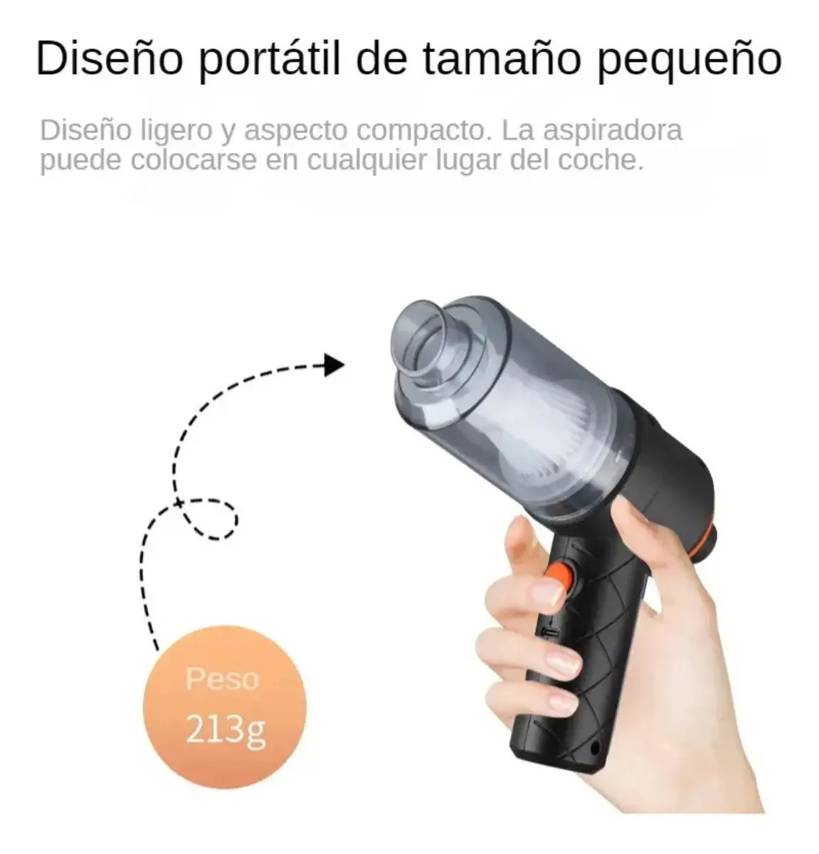 Mini Aspiradora De Mano Recargable 3 en 1 Usb